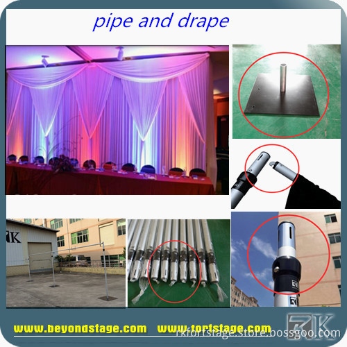 Aluminum Pipe and Drape/chair covers wedding decoration/Wedding Backdrop Decoration